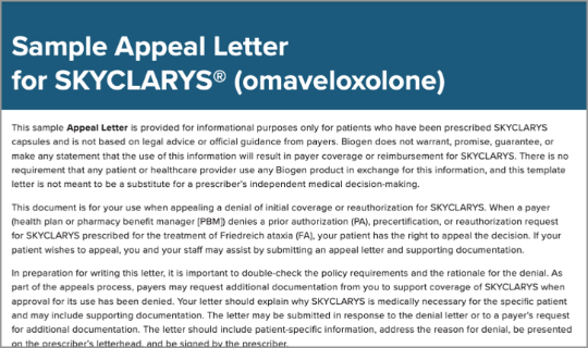 Letter of Appeal Template